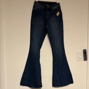 Dark Blue Women's Flare Jean STAR WARS Size 1 EUC